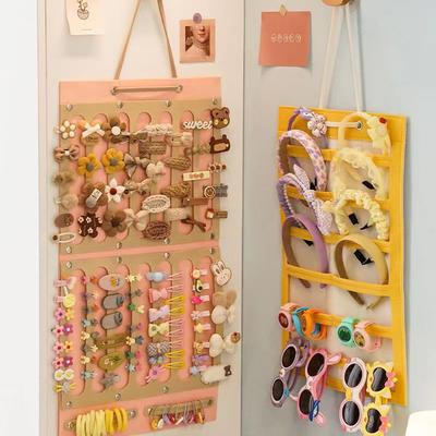 Saç Fiyonkları Düzenleyici Büyük Kapasiteli Saç Bandı Tutucu Duvara Asılabilir Saç Tokası Saklama Askısı Yer Tasarrufu Sağlayan Saç Kız Odası Duvar Dekoru