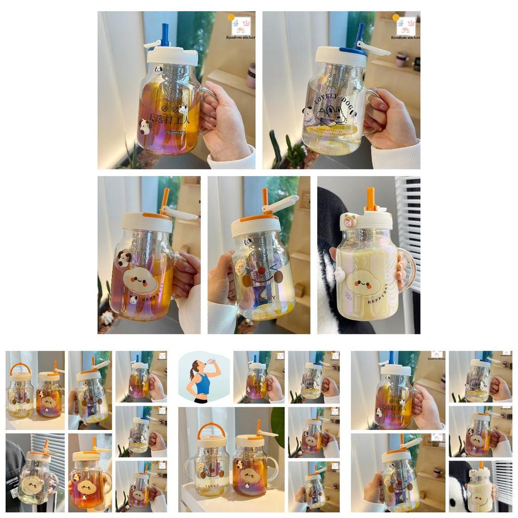 Stylish And Durable Glass Cup For Women High Temperature Resistance Tea Separation Handle Included