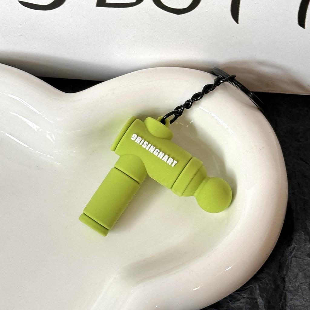 Miu Series Dumbbell Plate Keychain: Trendy Fitness Accessory & Sports Jewelry Gift