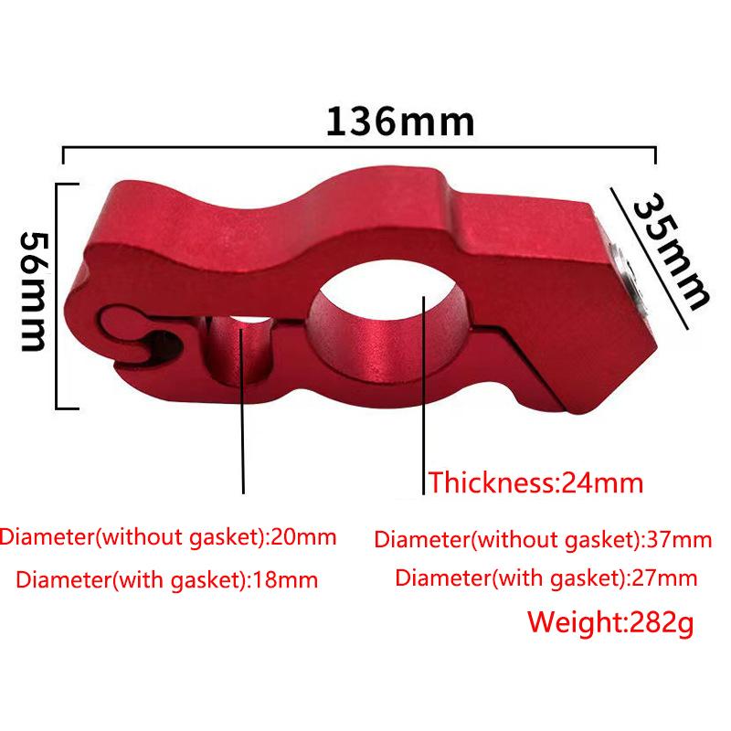 Motorcycle Handlebar Lock Anti-theft Locks For Motorcycle Electric Vehicle Aluminum Alloy Lock Solid Imitating Steal Locks