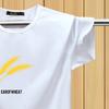 Men T-shirt Crew Neck Lightweight Simple Easy To Match Loose Short Sleeves Casual Wheat Spike Printing Summer Tops Daily Clothes