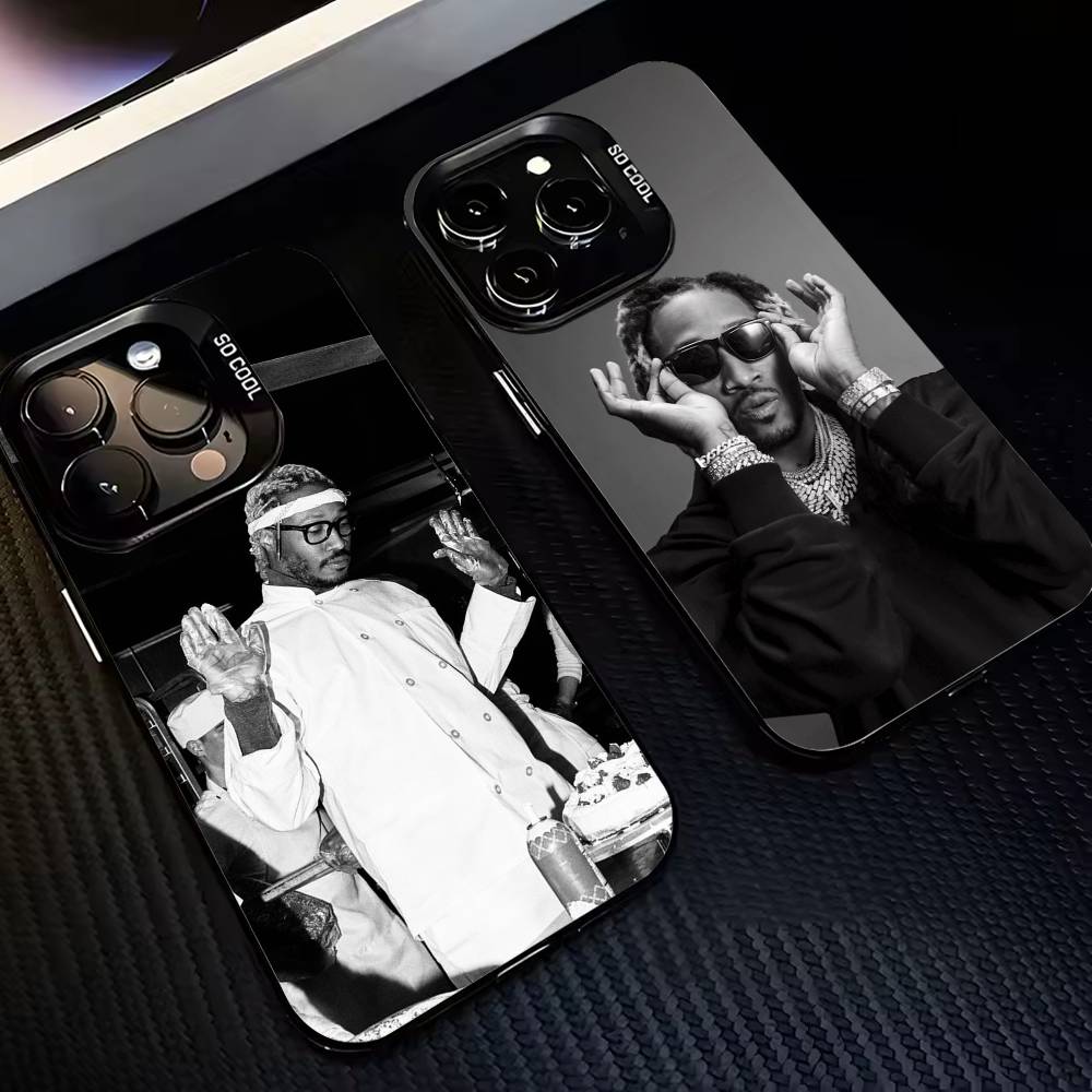 Cool F-Future Rapper Phone Case For iPhone17,16,15,14,13,12,11,Pro,MAX White Matte Shockproof Cover