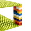 INIBUD Base Plate Double Sided Block Plate Compatibility 32 x 32 Potch (Light Green x 2)