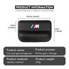 For BMW Leather Car Seat Gap Filler Storage Box Cup Holder Accessories Performance X1 X3 X5 E39 E46 E90 F20 E60 F30 M3 M5