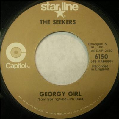 7inch Record SEEKERS  Georgy Girl  Ill Never Find Anoth 6150 CAPITOL US Rock Used