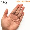1/6Pcs Clear Soft Silicone Wall Protector Door Handle Bumper Self-adhesive Door Stopper Muffler Collision Cushion Protective Pad