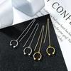 925 Sterling Silver Cuff Chain Earrings Wrap Tassel Earrings for Women Crawler Earrings Simple Dainty Jewelry Gifts for Mom