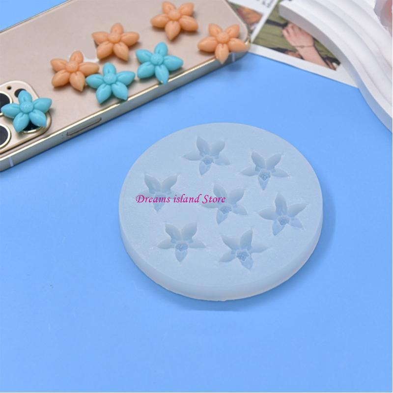 Small Flower Fondant Silicones Molds Cake Decoration DIY Baking Tool Epoxy Resins Chocolate Mould Soap Candy Molds HX6C