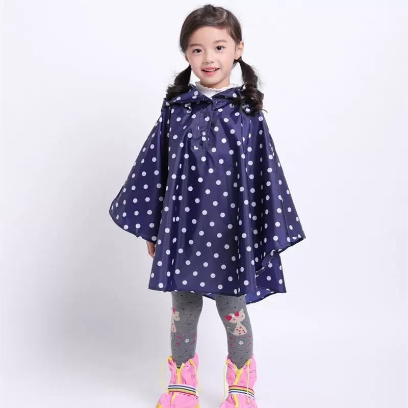 Children's Cloak Plus Size Raincoat Can Be Backpack Boy Girl Baby Fashion Cute Student Children Playing with Water Poncho