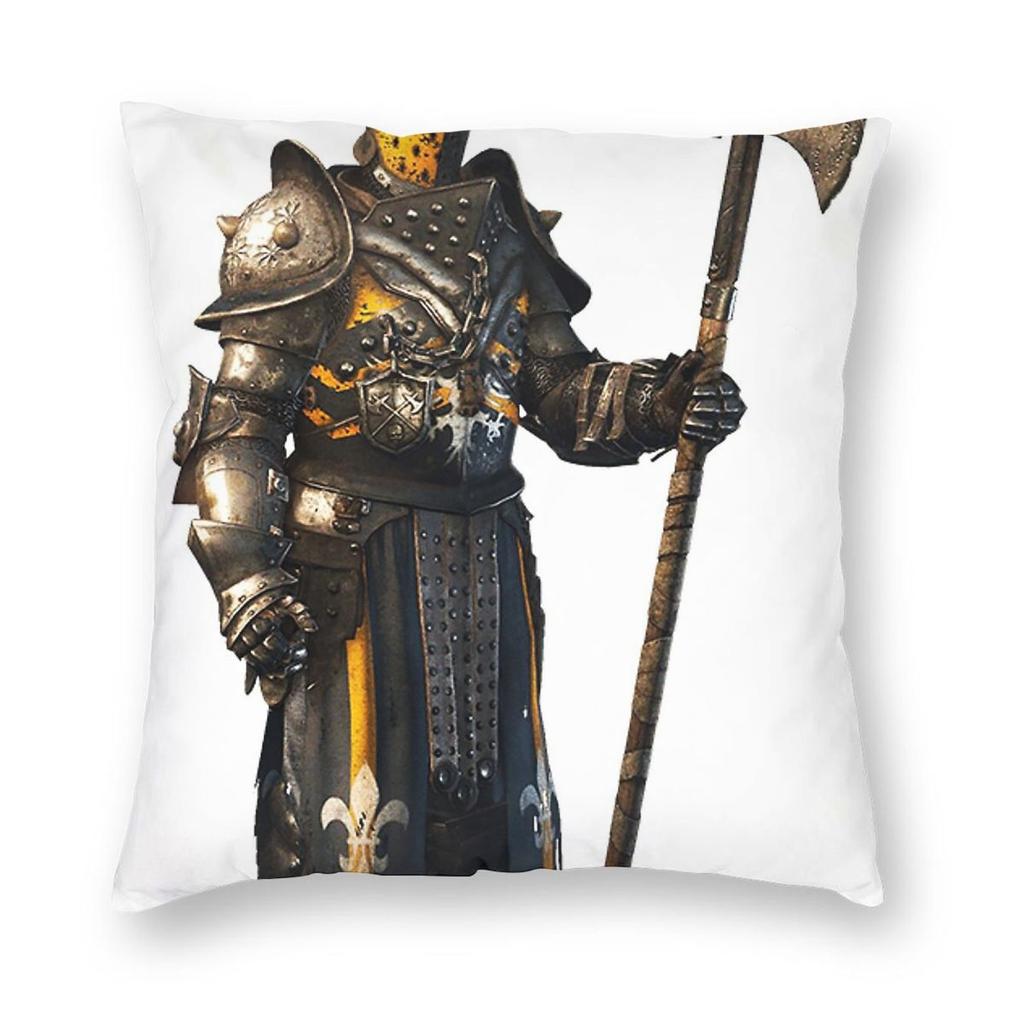 For Honor Lawbringer Square Pillowcase Polyester Linen Velvet Creative Zip Decorative Pillow Case Sofa Seater Cushion Cover