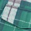 Women's Casual Long Sleeve Plaid Button Down Oversized Shirt Shacket Jacket Coat Outerwear With Pockets