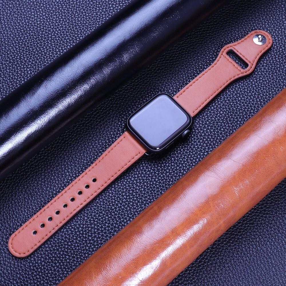 Classic Leather Band For Apple Watch Ultra 49mm 44mm 40mm 38mm/42mm Wrist Bracelet 45/44mm Strap IWatch Series 8 7 3 4 5 6 SE 41mm 45mm