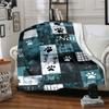 Paw Print Home Customize Your Name Blankets Soft Cozy Lightweight Blanket For All Seasons Perfect For Picnics Sofa Office Bed Living Room And Ideal