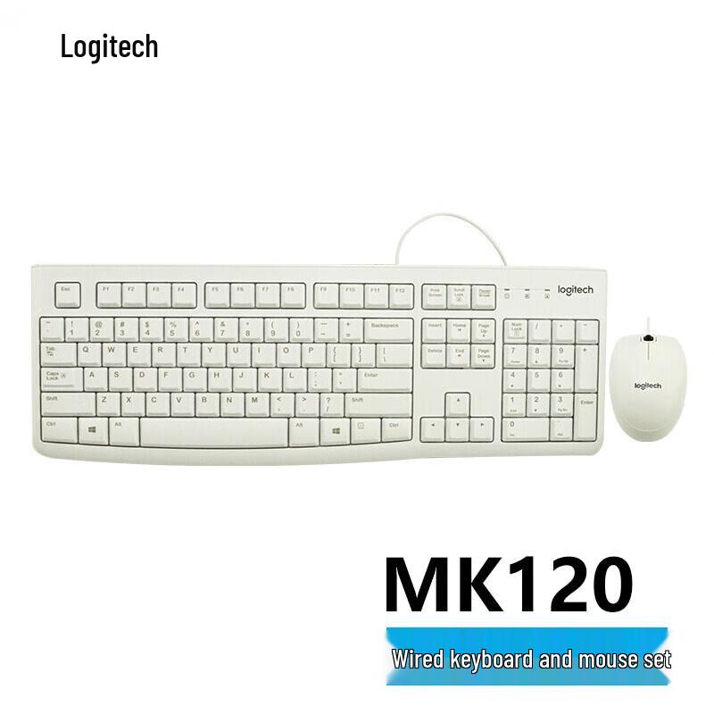 Logitech MK120 Wired Keyboard and Mouse Combo