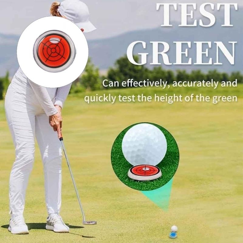 Ball Marker Hat Clip Easy Attachment Level Reading Ball Marker Training Tool Golf Marker Accessories Easy to Use
