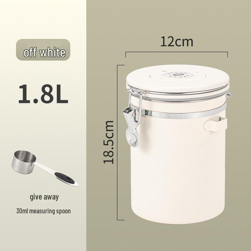 304 Edelstahl Luftdichter Kaffee- und Getreidevorratsbehälter