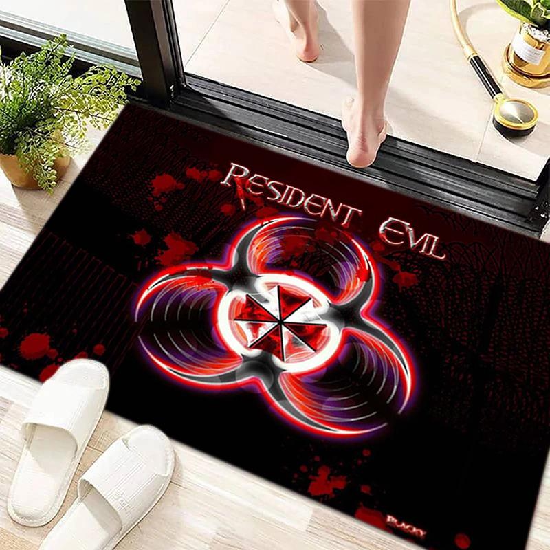 Sci-Fi game Resident Evil, Umbrella Corporation, soft carpet, home living room, office chair pad, door mat, door mat carpet U5