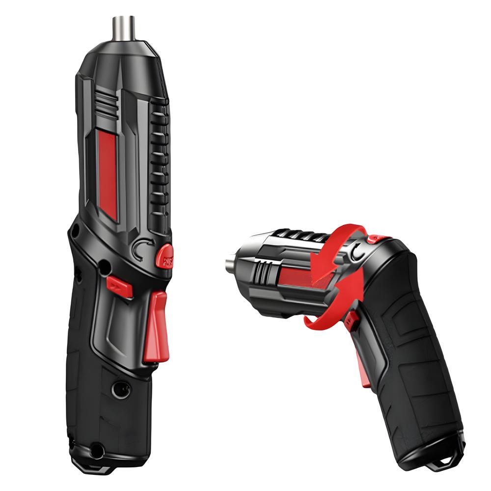 300rpm Cordless Electric Screwdriver Rechargeable Lithium Battery Mini Drill 4.2V Power Tools Set Household Maintenance Repair