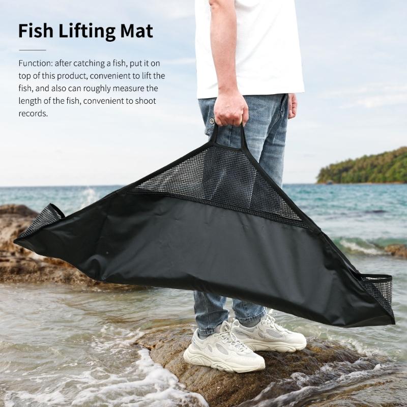 Fish Weigh Bag Fishing Bag Folding Fish Bag for Caught Fish Weigh Bag for Bass Fishing Weigh Slings Heavy Duty Fish Bag