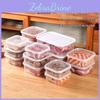 Food Freshkeeping Storage Microwaveable Box Vegetable Frozen Meat Fruit Compartment Freezer Layer Container