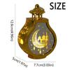 Creative Pear-shaped Candle Holder Retro Vintage Ramadan Lantern Portable Battery Powered LED Lantern Light