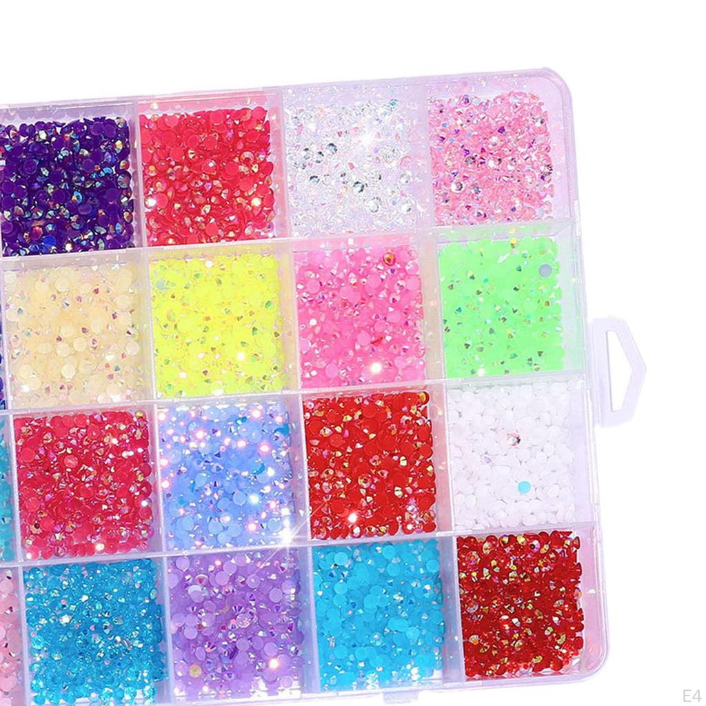 3500Pcs Rhinestones Flat Bottom for Body Cases