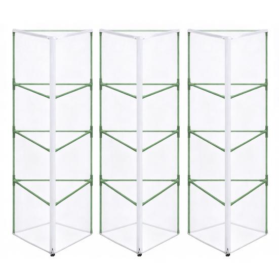 Yousheng Garden Bird Netting for Round Triangular Tomato Cage Breathable Mesh Netting Insect Barrier Netting with Zipper Drawstring Plant Cage Cover