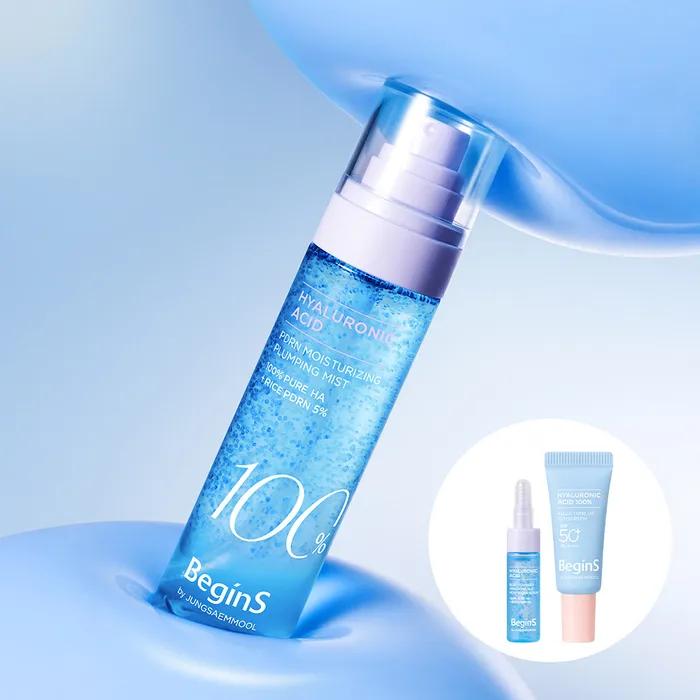 Begins by Jung Saem Mool Blue Hydrangea Hyaluronic Acid 100 PDRN Moisture Plumping Mist 100ml