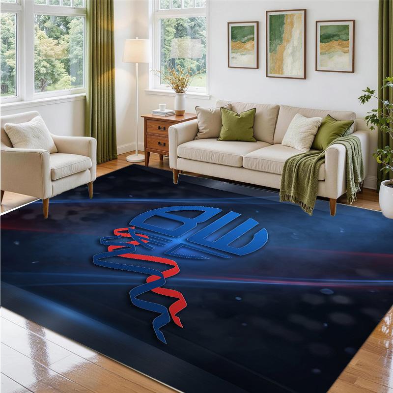 Bolton Wanderers FC Design Crystal Velvet Rug Soft Decorative Mat for Bedroom Entrance