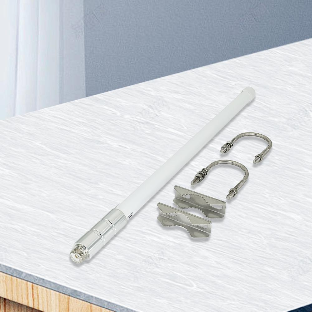 Rundstrahl-Außenantenne Wasserdichte Außen-Rundstrahl-Glasfaser-Basisantenne 144/430 MHz Glasfaserantenne