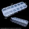 Transparent DIY Jewelry Storage Box - Detachable and Stackable Organizers for Tools and Earrings