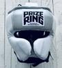 PRIZE RING Lightweight Headgear L Size "Professional SS" Silver/White
