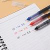 10Pcs/Pack Portable Rollerball Pen 3 Colors Optional Anti-Slip Pen Grip 0.5mm Needle Nib Office School Writing Supplies