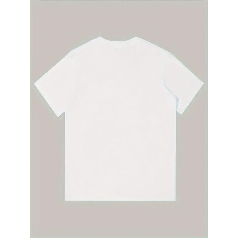 European Size Men'S Plus SizeMen's Casual T-Shirt Black GOD GOT ME Graphic Tee for Streetwear