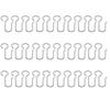 Metal Curtain Hooks for Window Curtain Hanging 30 Pack S Shape Curtain Track Hooks Drapery Hangers Hardware Accessories