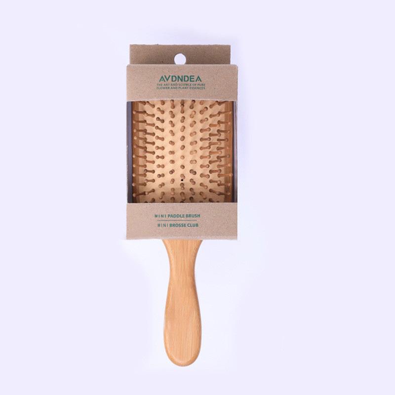 Natural Bamboo Scalp Massage Air Cushion Comb Set