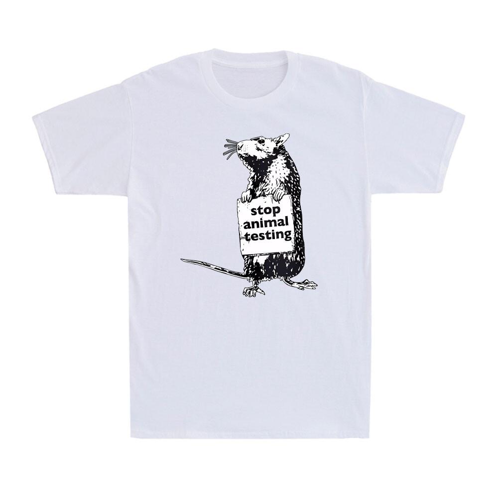 Stop Animal Testing Against Animal Testing Animal Rights Vintage Men s T-Shirt S