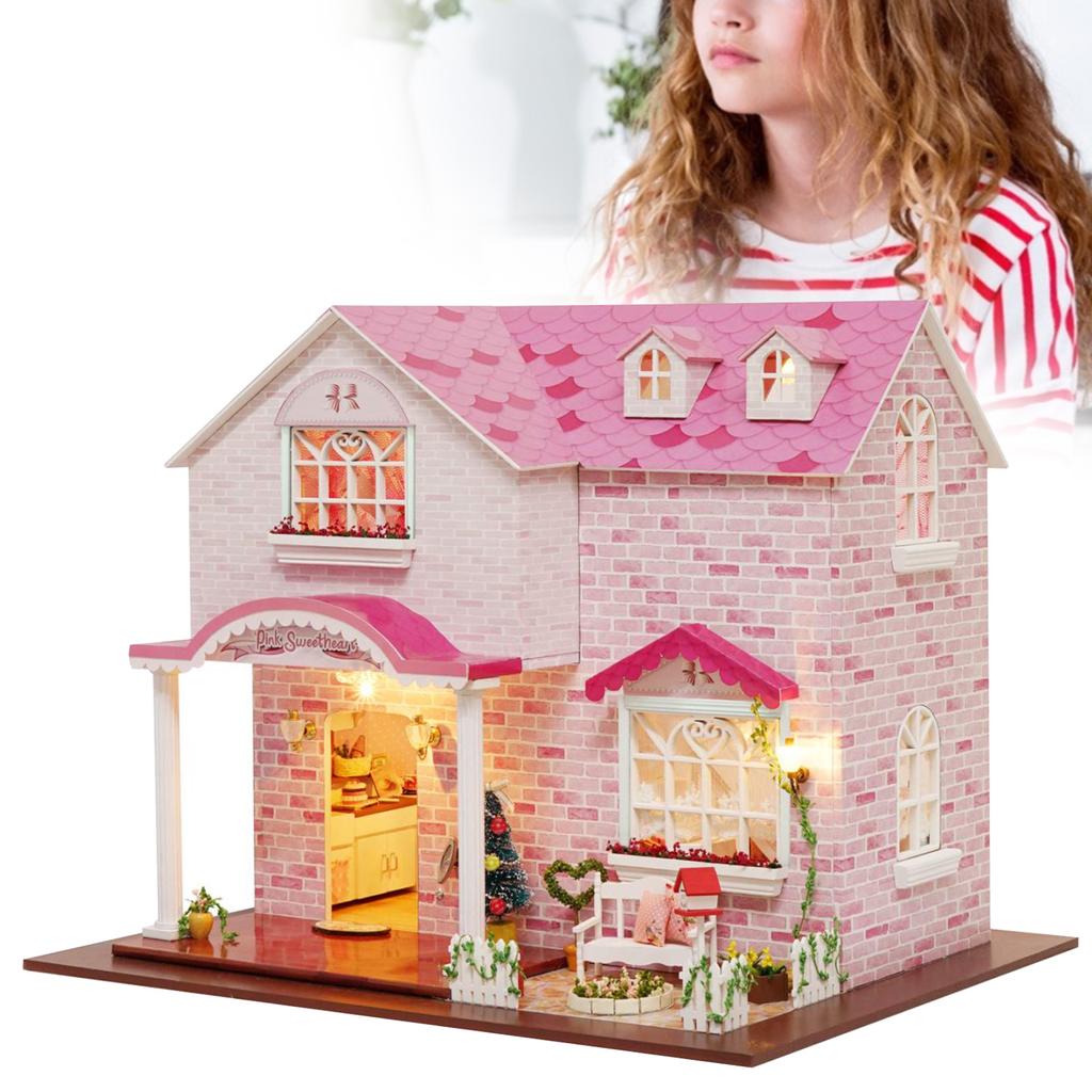 DIY Miniature House Toy Girls Handicrafts Simulation House Assembly Models Toy Gift