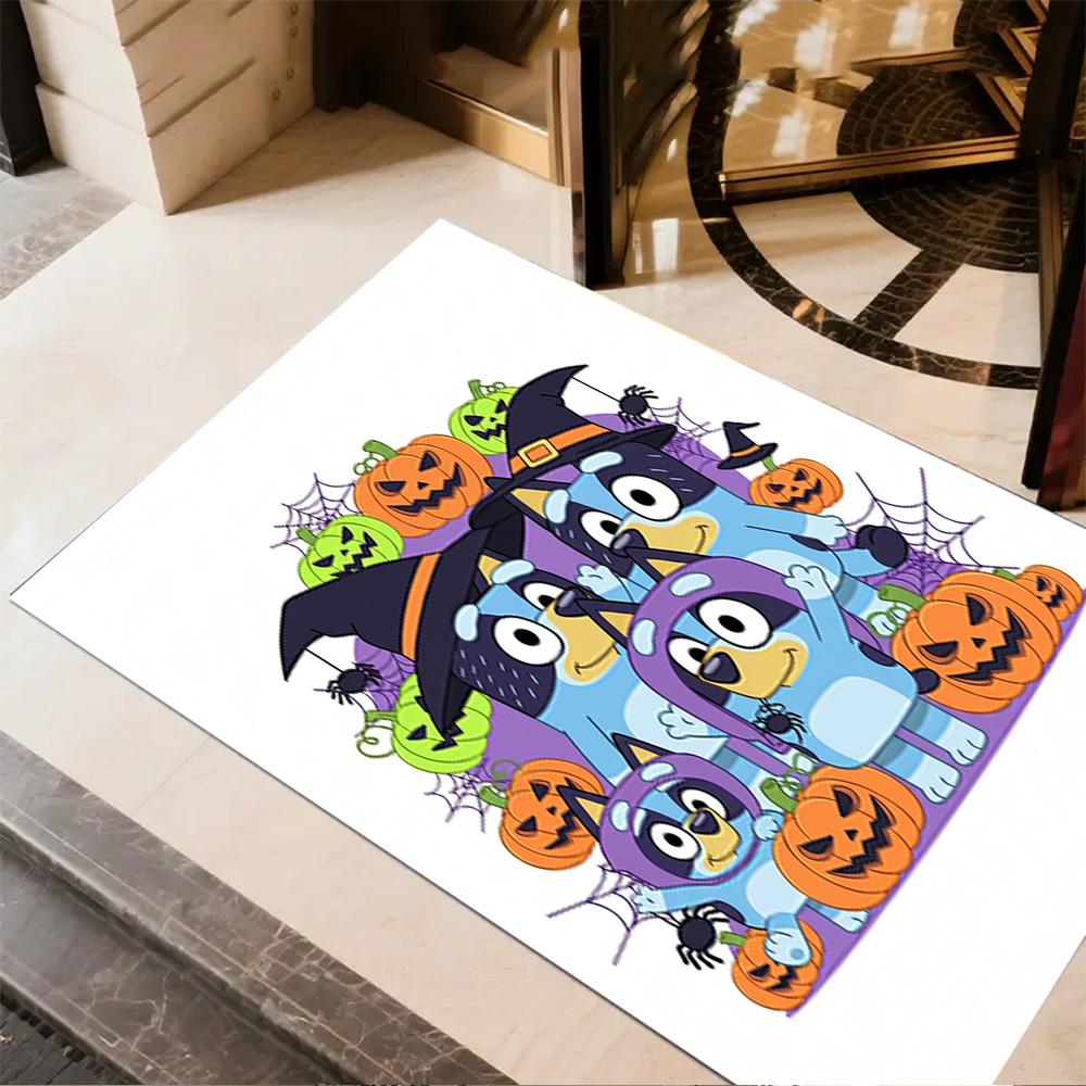 Halloween Costumes Party Floor Rug Office Rug Perfect for Dormitory Playrooms Living Rooms Kitchen Anti-slip Rug Office Home Decor