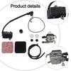 1set Ignition Coil Carburetor Air Filters Kit Replacement For Fs80R Fs85 For FS80 Hs80 Ht75 Hs75 Hs85 Trimmers Garden Equipment