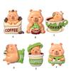 Lovely Capybara Fridge Magnet 3D Animal Decorative Sticker for Refrigerator Office Whiteboard Kitchen