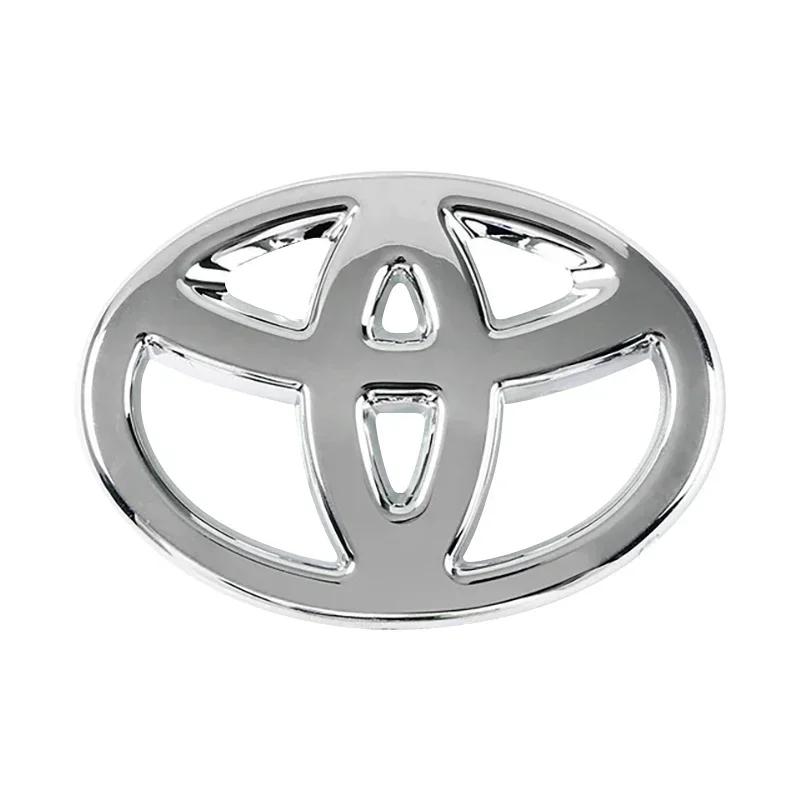 1Pcs Car Steering Wheel Emblem Badge Decal Sticker Auto Styling Decor Fit For Toyota Fortuner Chr Verso Prius Hiace Yaris Trd Corolla
