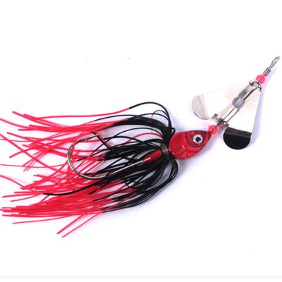 Fishing Lure Set Spinner Bait With Bead Sequin Beard Pike Fishing Tackle Rubber Jig Hard Bait