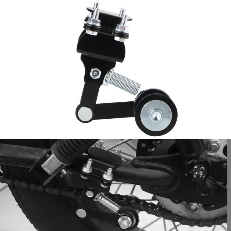 Motorcycle Chain Adjuster Chain Tensioner With Guide Wheels Adjuster Roller Tools Tensioner Roller For Off Road Motorcycle ATV