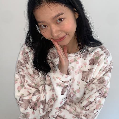 

[Muse Mood] Rosy Goat Winter Pajama [Shipped from Korea] 100% Authentic set