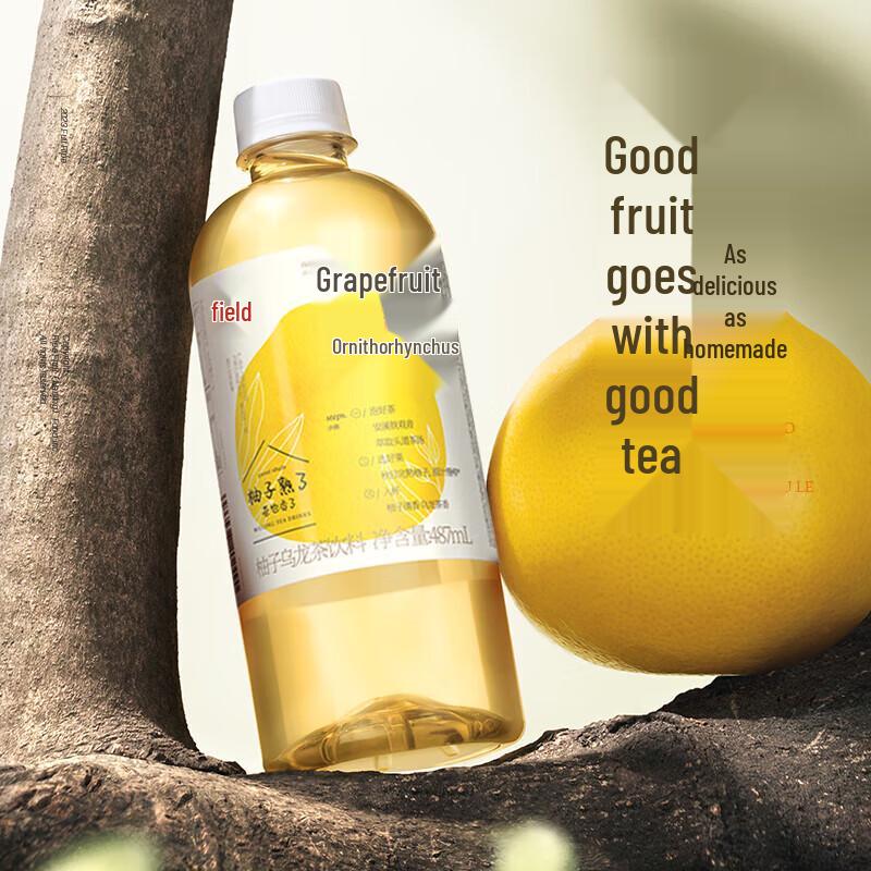 Guo Zi Shu Le 0-Fat Grapefruit Oolong Tea Beverage