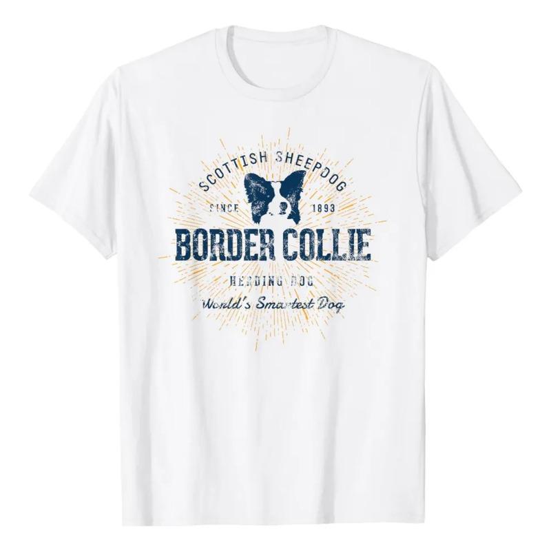 Camiseta Vintage Retr? Border Collie (1) S