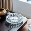 Stylish Extra-Large Crystal Ashtray for Home, Office, and Hotel Use