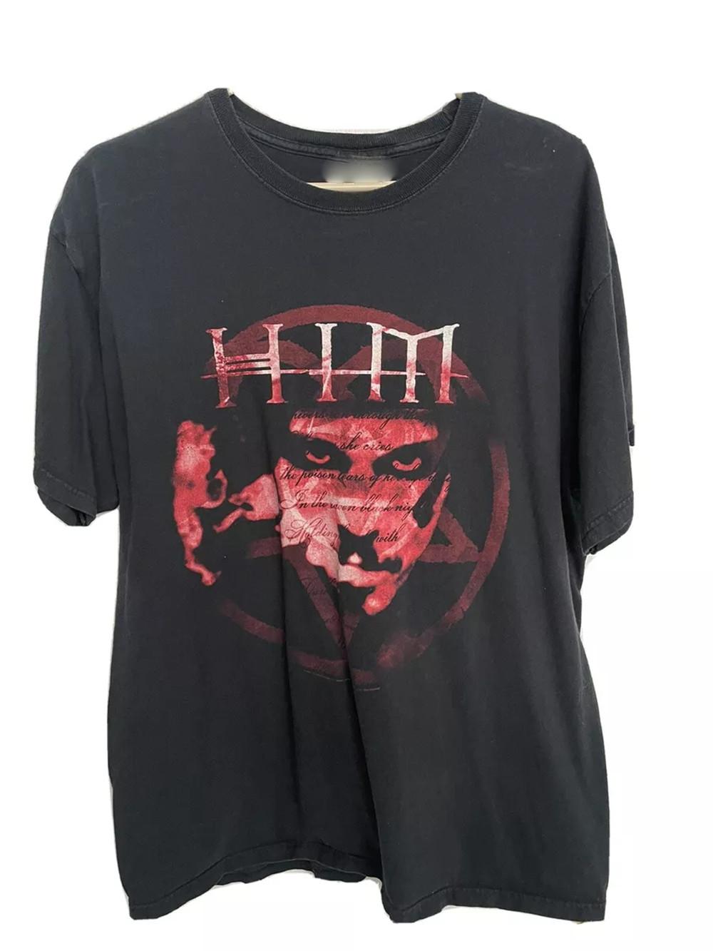 HIM Band T-shirt Size S5XL Black Cotton gifl CG950 XXL