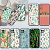 IK74 Watercolour Cacti Phone Case for Samsung Galaxy A11 A12 A13 A15 A52S A53 A55 A56 A70 A71 A72 A73 F06 F16 F56 S10 Plus S10e